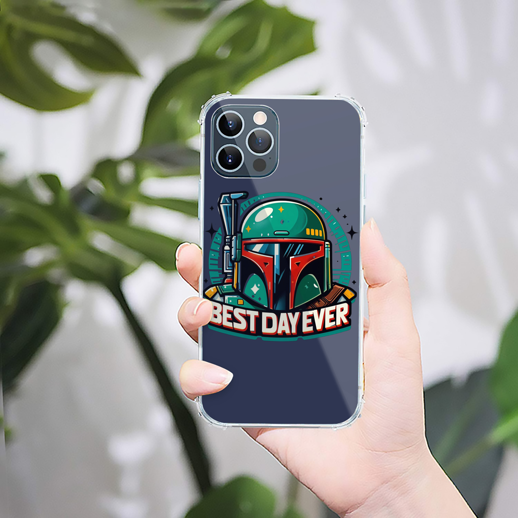 （画像用） スター・ウォーズ Star Wars 【iPhone 12シリーズ対応】透明スマホケース（クリアソフトケース）
